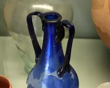 IMG_1465 Glass bottle, 1st century AD.