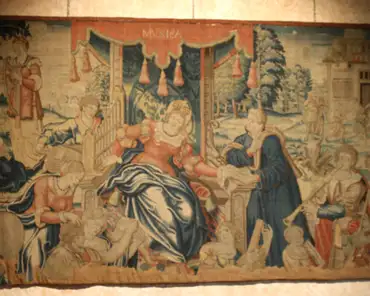 IMG_7266 Allegory of Music, tapestry from Brussels, 16th century.
