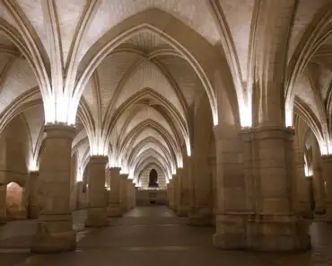 P1070238 Only the lower parts of the conciergerie are still standing today. They were reserved to the royal guard and the staff (clerks, officers, servants) who worked...