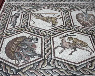 IMG_5337 Mosaic from Lydda (now Lod, Israel), ca. 300 AD.