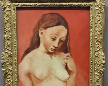 20170415_161159 Picasso, Naked figure over a red background, 1906.