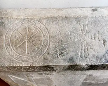 IMG_20210523_171005 Sarcophagus of Saint Francovée, 6th century.
