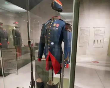 P1190568 Uniform of the French Hundred-guards, a squad created in 1854 to personally protect emperor Napoleon III.