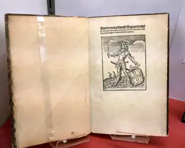 P1130378 Amerigo Vespucci, Mundus novus, printed in Nuremberg by Wolfgang Hueber, 1505.