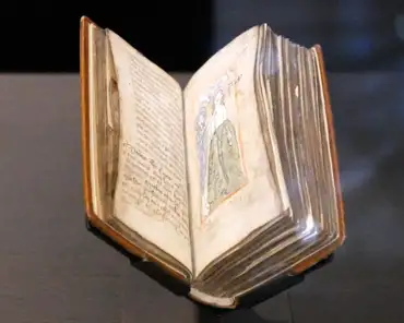 P1130482 Book with prayers, 12th century.
