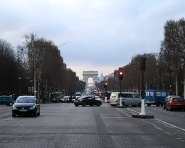 ChampsElysees_1 Champs-Elysées avenue, seen from Concorde square .