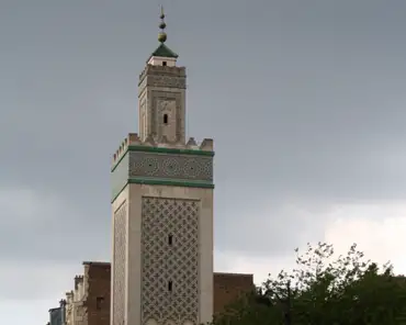 IMG_5253 Mosque of Paris: minar (33m).
