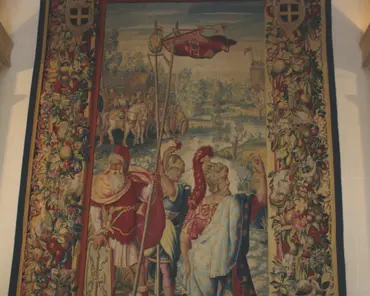 IMG_9550 Tapestry from the Gobelins manufacture, 18th century, depicting the History of Scipion.