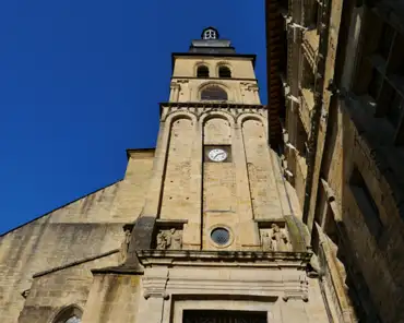 P1120617 Saint-Sacerdos cathedral, 12-17th centuries (gothic; romanesque steeple).
