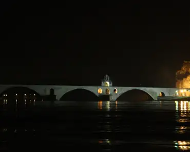 271 Bridge by night. According to a legend, in 1177 a teenager sheperd called Bénéze (the local form for 