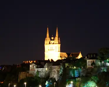 169 St Maurice cathedral by night.