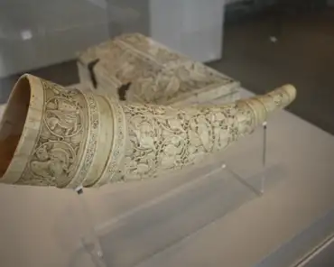 IMG_6270 Ivory horn, 11-12th century.