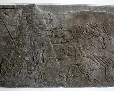 IMG_6266 Palace relief of a lion hunt, a royal privilege. Nimrud, 883-859 BC.