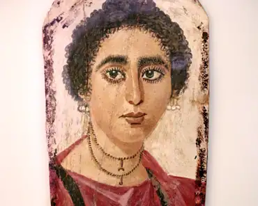 IMG_0137 Portrait of a young woman, Egypt, late 2nd century AD.