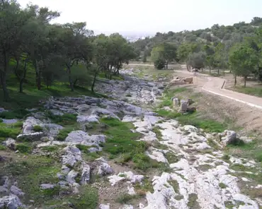 pb020378 Ancient road between Acropolis and Piraeus.