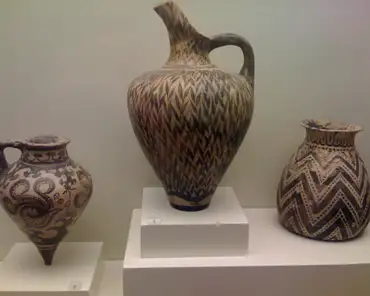img_0259 Clay jugs, ca. 1500 BC.