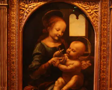 IMG_4468 Leonardo da Vinci, Madonna with a Flower, 1478.