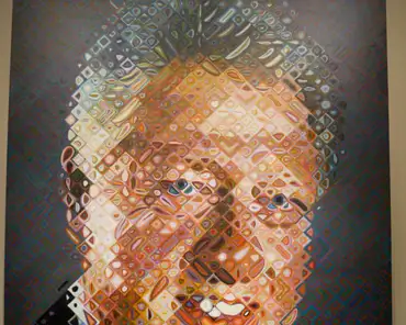 P1150125 William J. Clinton, 1946-, Forty-second president, 1993-2001. Chuck Close, 2006.