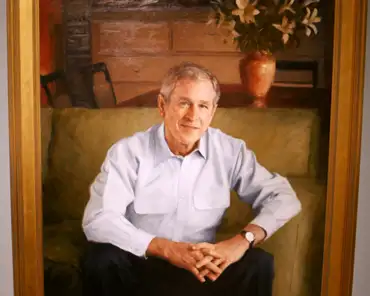 P1150127 George W. Bush, 1946-, Forty-third president, 2001-2009. Robert Anderson, 2008.