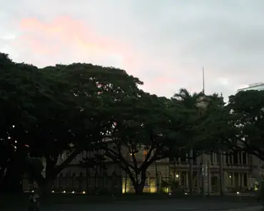 IMG_2630 Ali'iolani hale, built in 1871-1874 as a palace for king Kamehameha V, but used as a government building instead. It is now the seat of the Supreme Court of...