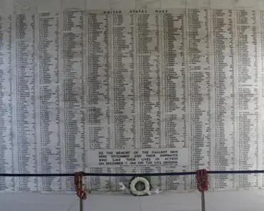 IMG_2740 List of casualties aboard USS Arizona.