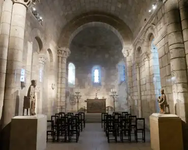 P1080090 Langon chapel, Aquitaine, France, after 1126, limestone.