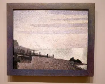 P1070839 Georges-Pierre Seurat, Evening, Honfleur, 1886.