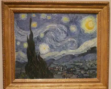 P1070840 Vincent Van Gogh, The starry night, 1889.