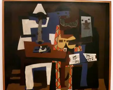P1070854 Pablo Picasso, Three Musicians, 1921.