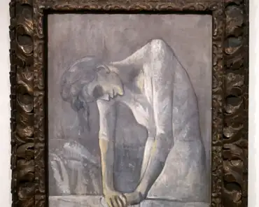 P1150347 Pablo Picasso, Woman ironing, 1904.